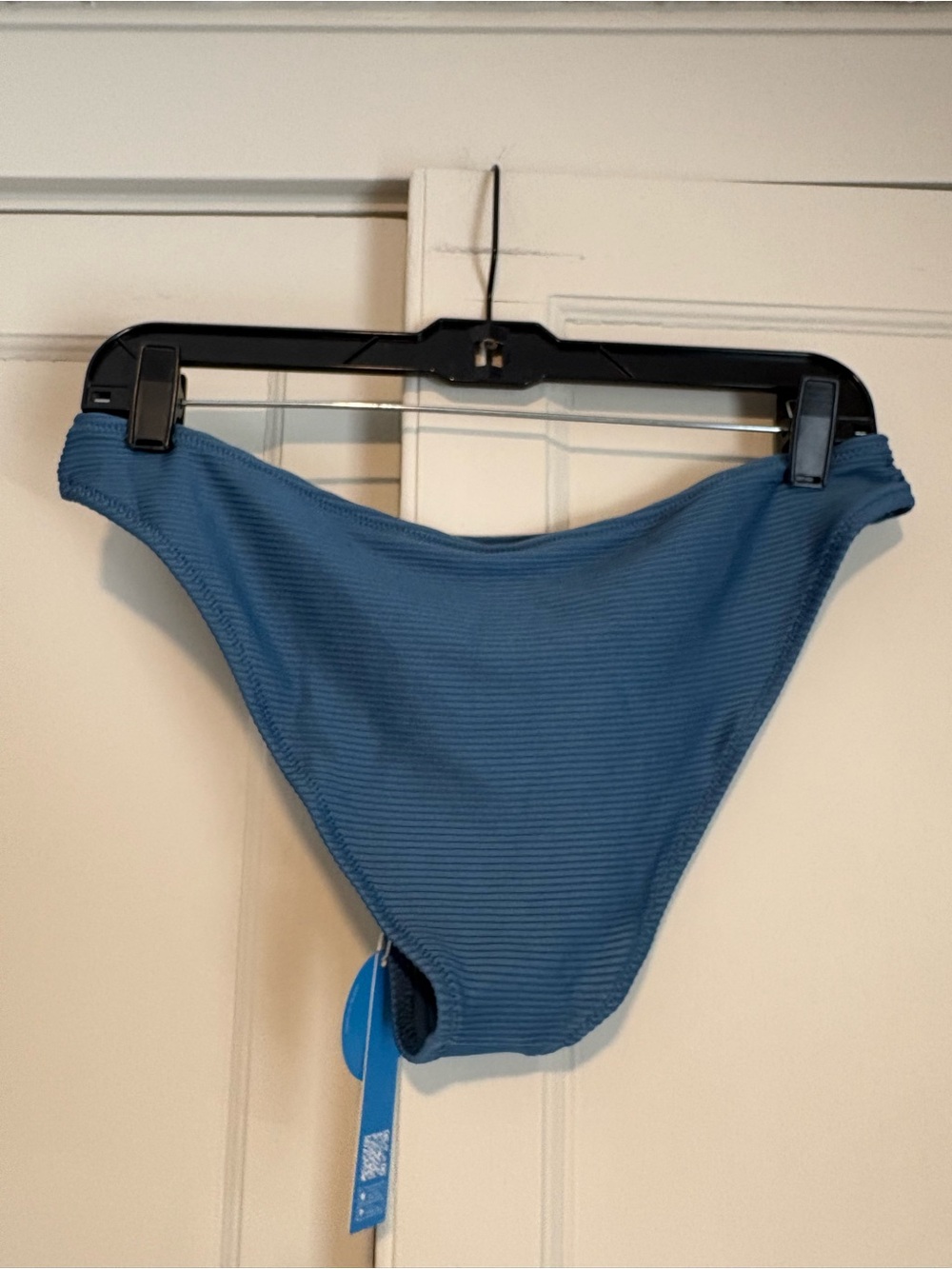 Cupshe Blue Ribbed Two-Piece Bikini Set - Picture 6 of 9